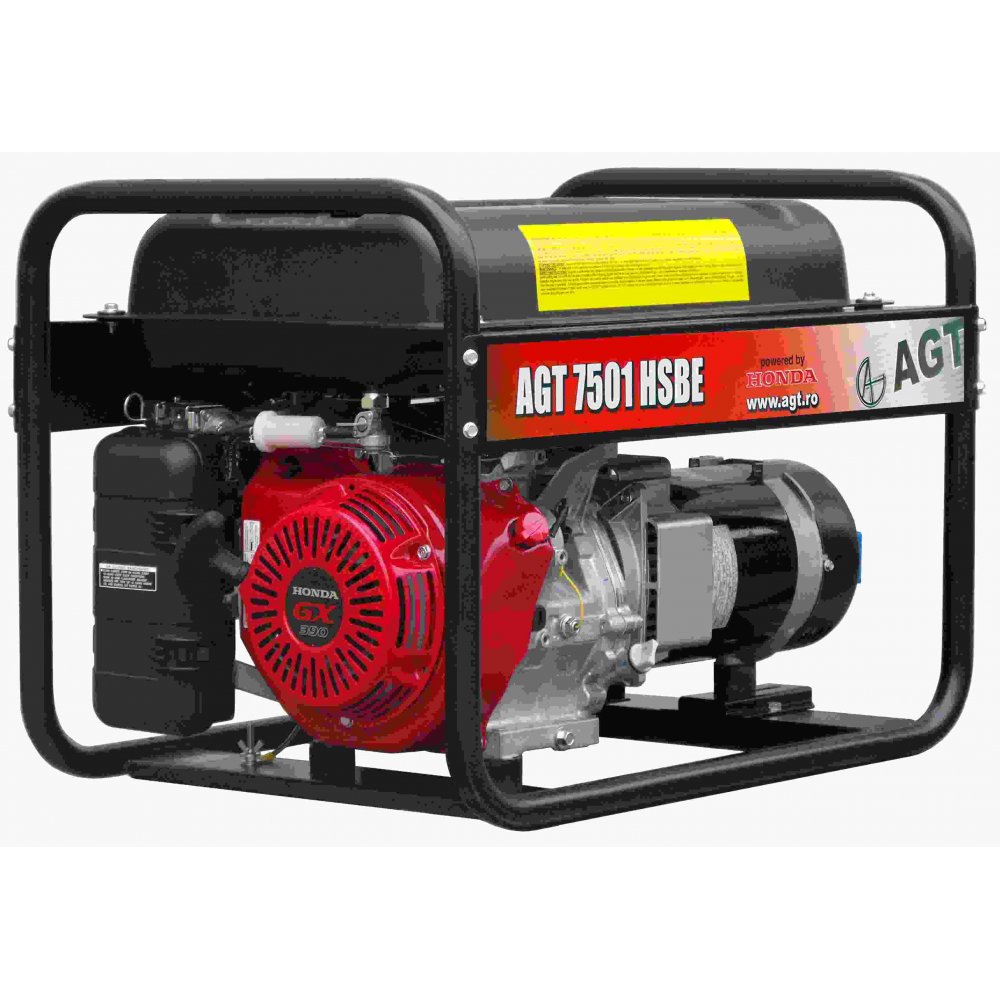 Генератор бензиновый AGT 7501 HSBE R26