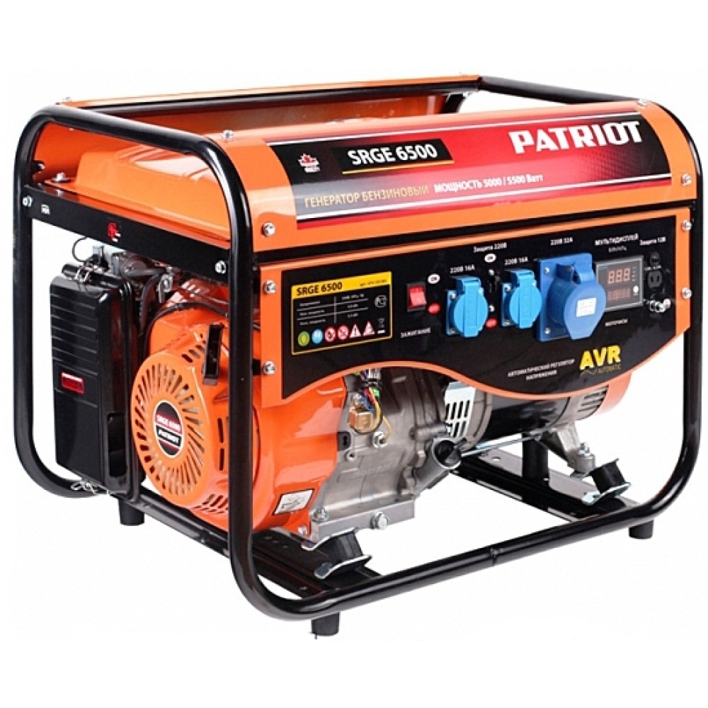 Генератор бензиновый PATRIOT SRGE 6500