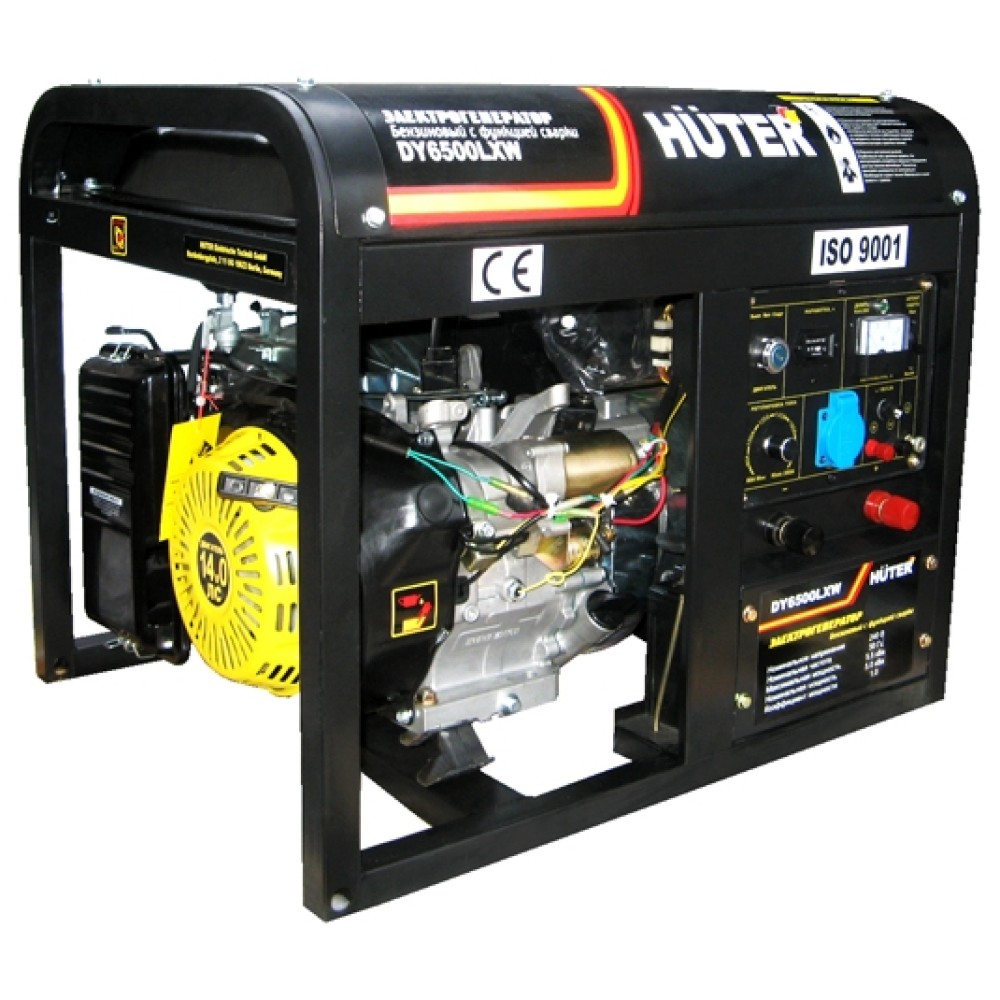Генератор бензиновый HUTER DY 6500 LXW
