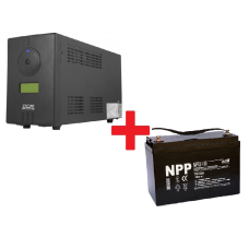 Готовое решение ИБП Powercom INF-1100 + АКБ NPP NP12-100