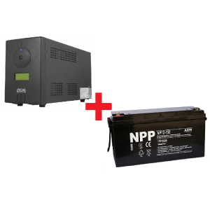 Готове рішення ДБЖ Powercom INF-1100 АКБ NPP NP12-150