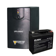 ДБЖ FORTE UPS-500HC Акумуляторна батарея SVEN SV 12170