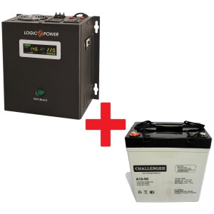 Готовое решение LogicPower LPY-W-PSW-1000VA + АКБ Challenger A12-65