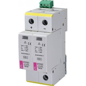 Ограничитель перенапряжения ETI ETITEC C T2 PV 550/20 RC (2440432)