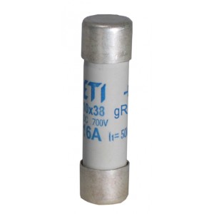 Предохранитель цилиндрический ETI CH10x38 gR 16A/700V AC/DC (2625023)