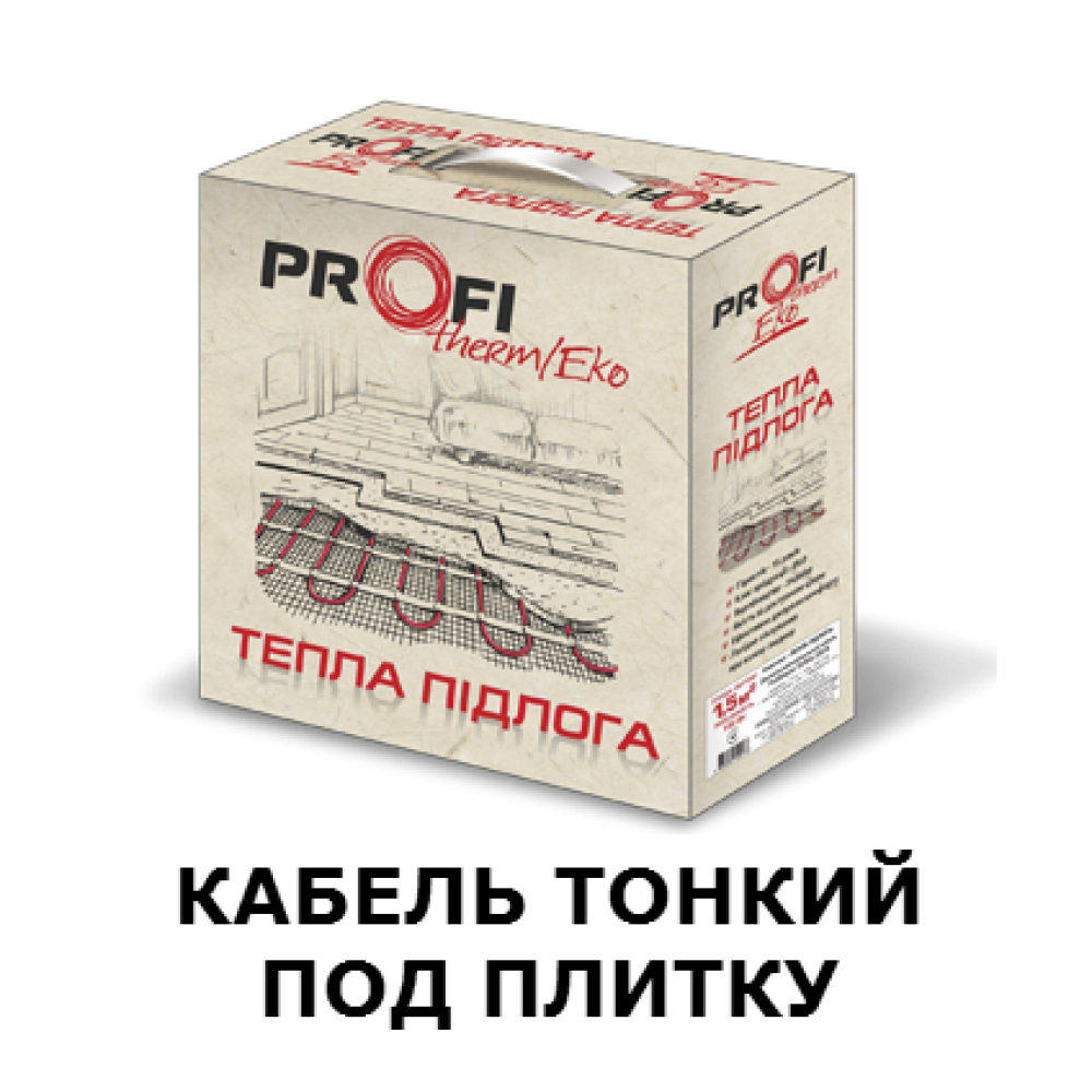 Нагревательный кабель PROFI THERM Eko Flex 1500W