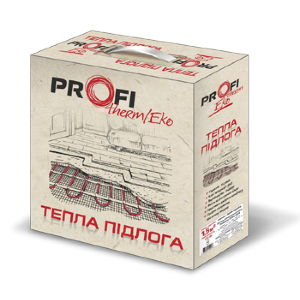 Нагревательный кабель PROFI THERM Eko-2 16,5 2420W