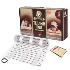 Теплый пол "Наш Комфорт", одножильный нагревательный мат ТНК –1960/13,0