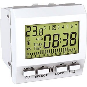 Терморегулятор многофункциональный Schneider Unica MGU3.505.18