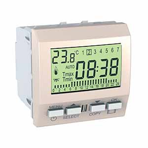 Терморегулятор многофункциональный Schneider Unica MGU3.505.25