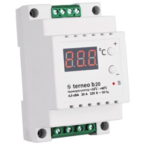 Цифровий терморегулятор підвищеної потужності TERNEO b20