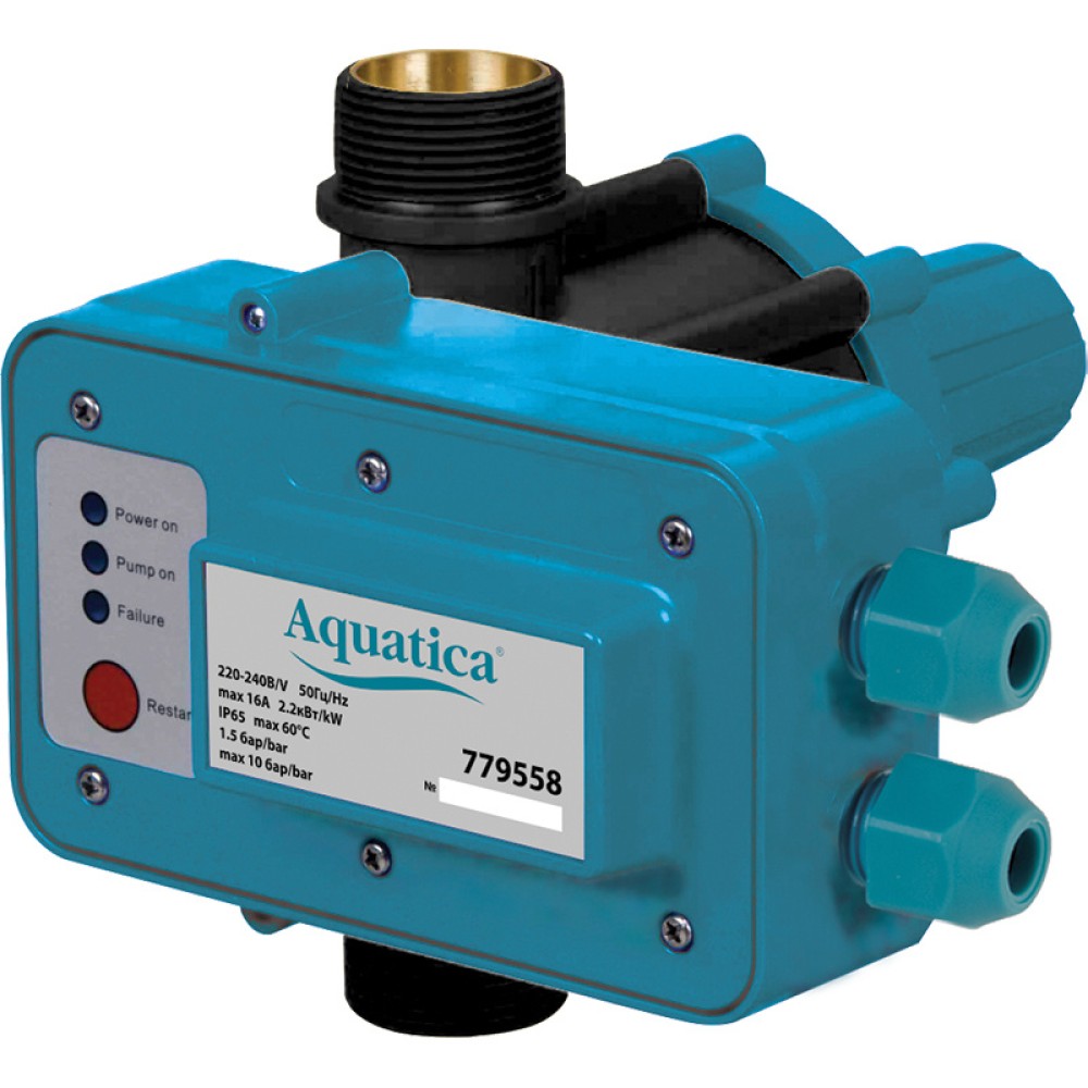 Контроллер давления электронный Aquatica 2.2кВт 1 1/4" (779558)