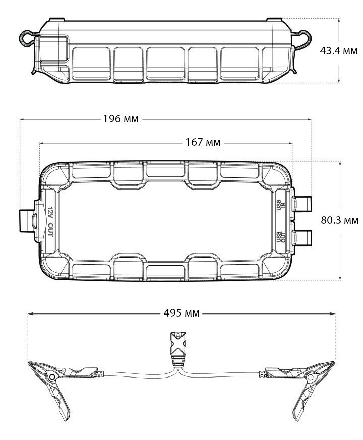 GB20 dimensions